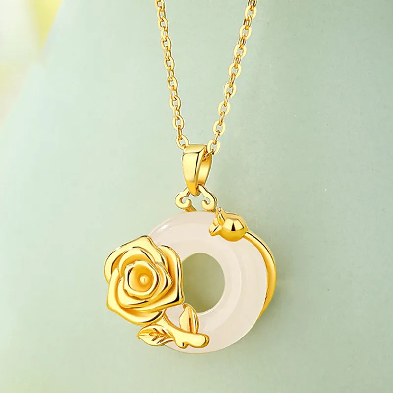 Celebrate The Great Blessing Chalcedony Necklaces Women's-1