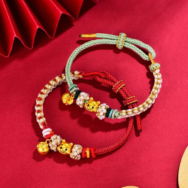 Celebrate the Great Blessing Gold Bracelet Unisex-3