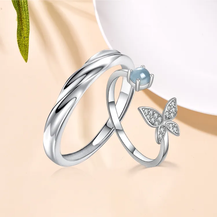 Celebrate The Great Blessing S925 Silver Rings Unisex-4