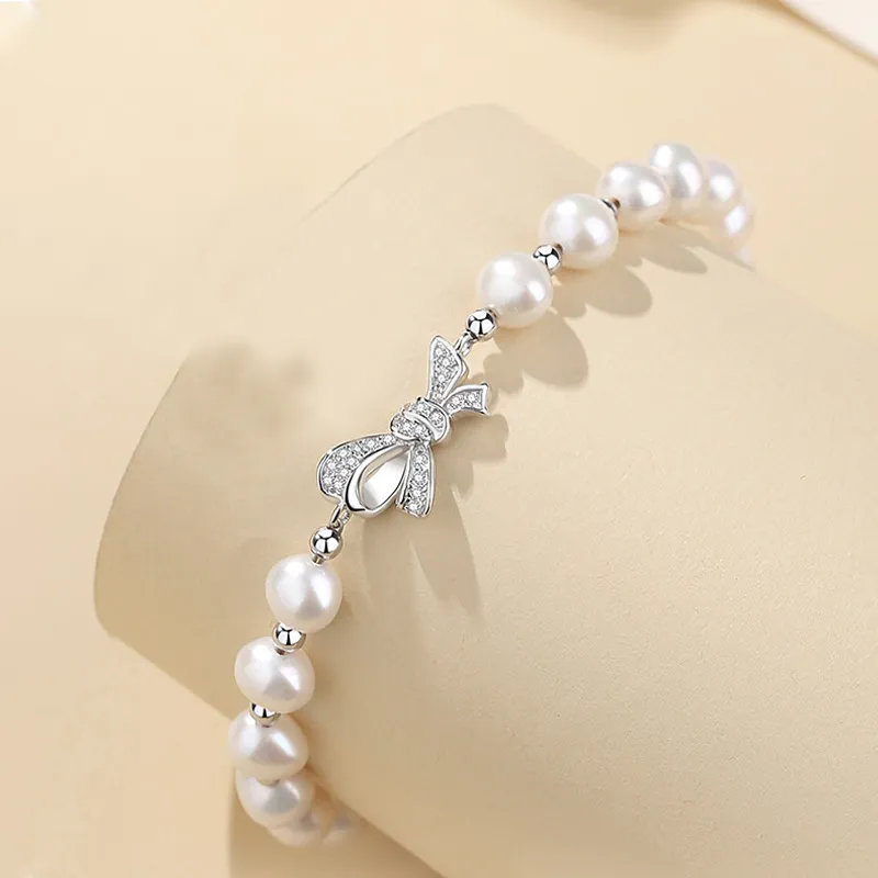 Celebrate The Great Blessing Freshwater Pearl Bracelets Women's-5