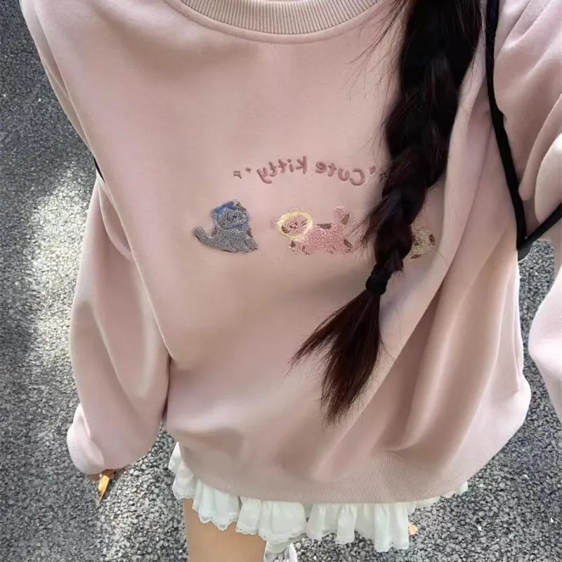 Aghr Sweatshirts Women's Pink-3