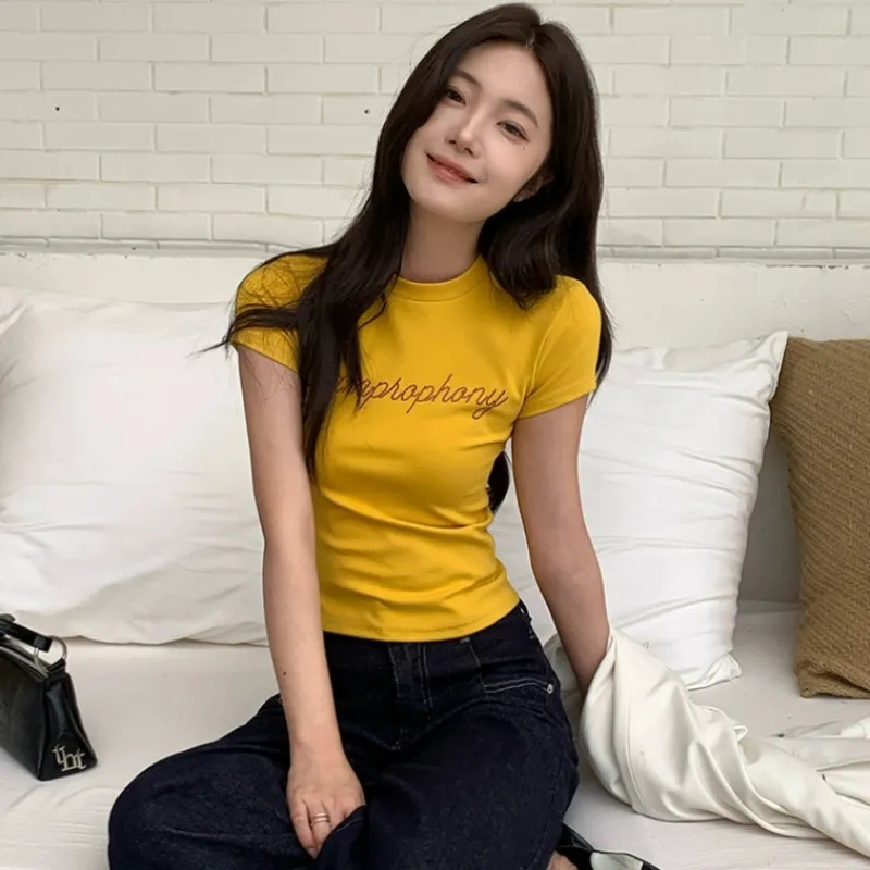 Aghr T Shirts Women's Yellow-6