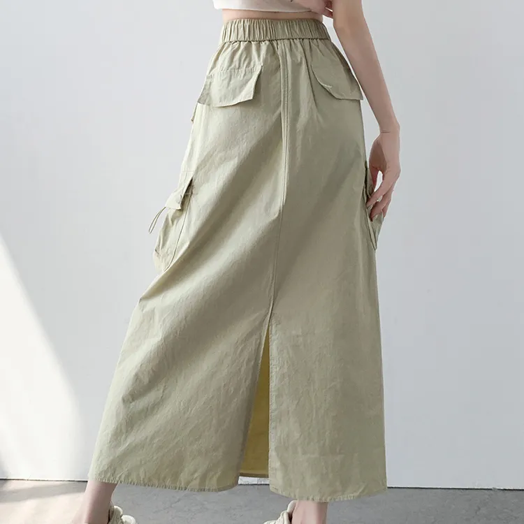 Aghr Casual Long Skirts Women's-4