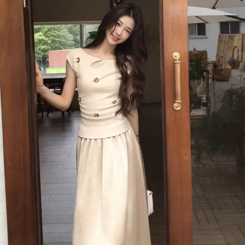 Aghr Two Piece Skirt Sets Women's-6