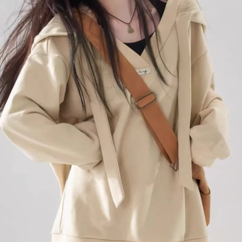 Aghr Sweatshirt Women's Milk Tea-4