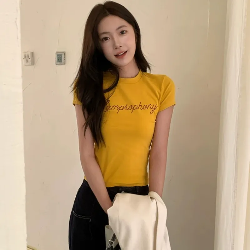 Aghr T Shirts Women's Yellow-2
