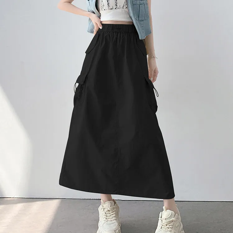 Aghr Casual Long Skirts Women's-10