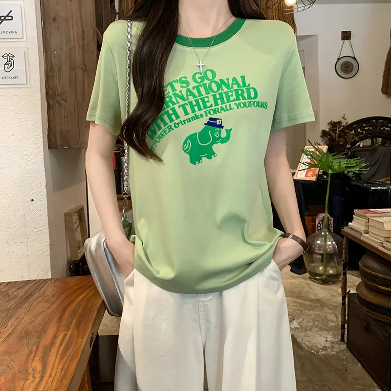 Aghr T Shirts Women's Green-4