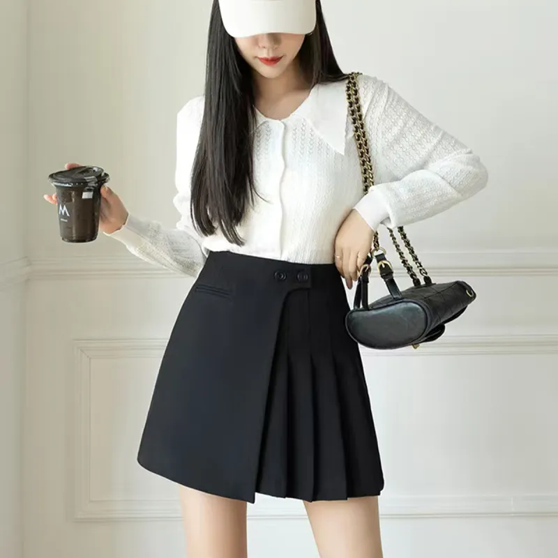 Aghr Casual Short Skirts Women's-5