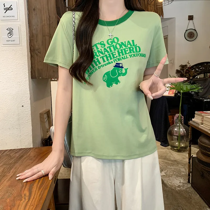 Aghr T Shirts Women's Green-3