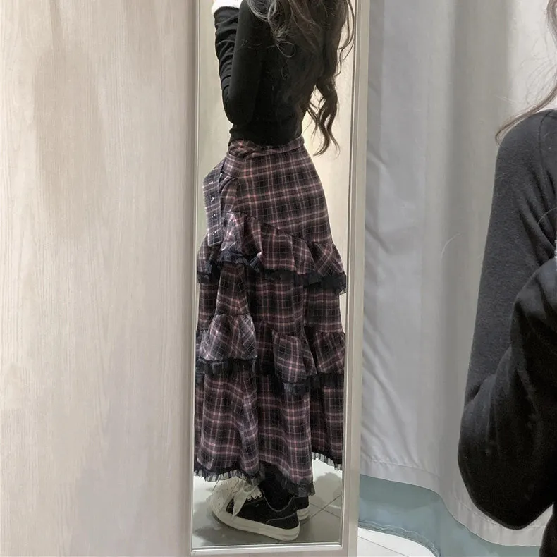Aghr Casual Long Skirts Women's-3