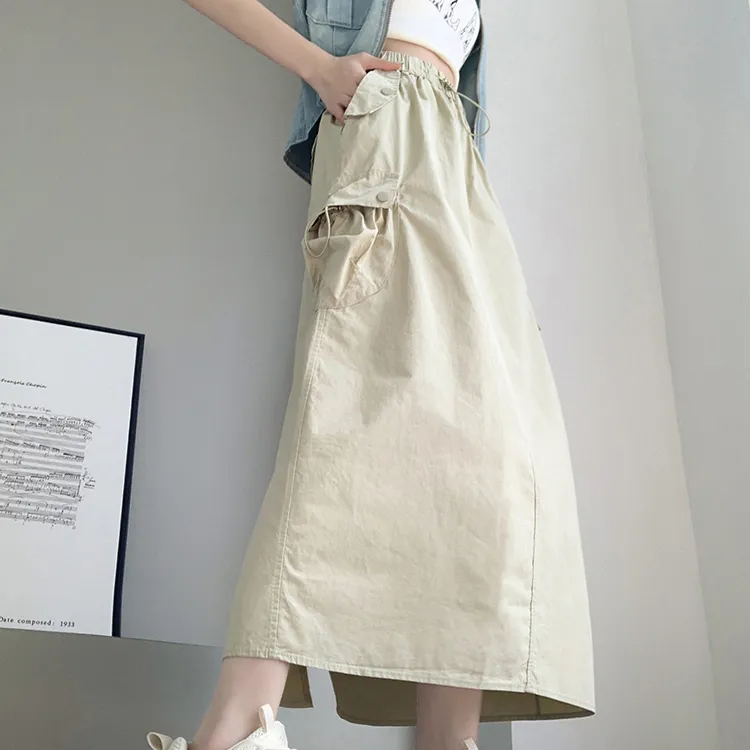 Aghr Casual Long Skirts Women's-3