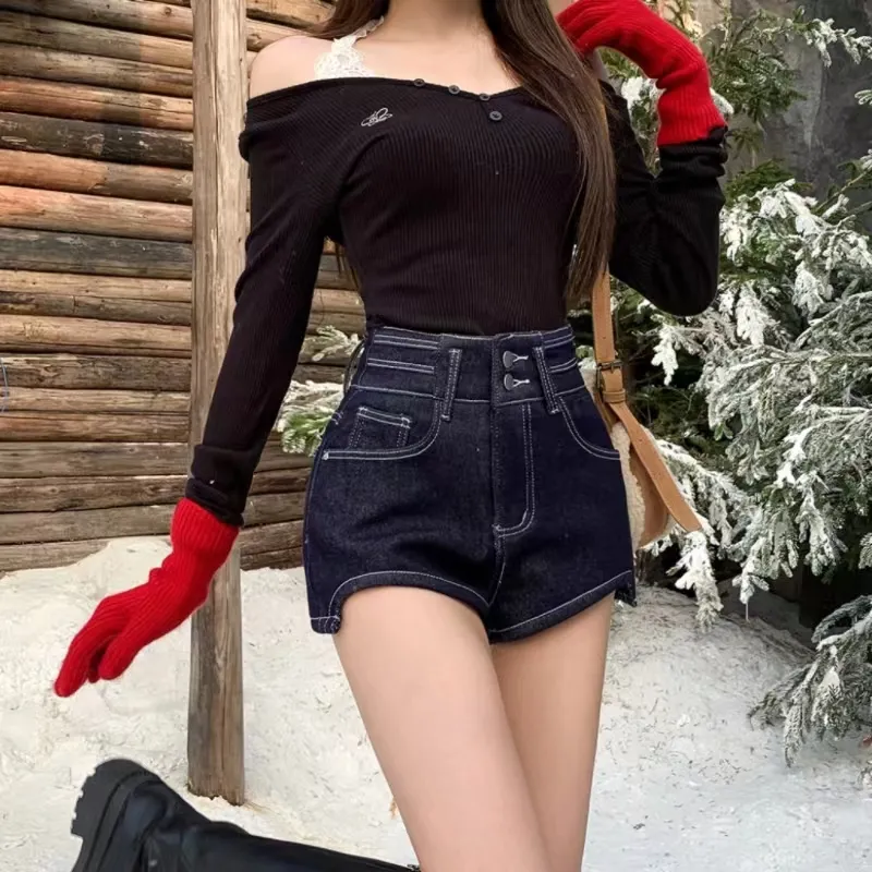 Aghr Denim Shorts Women's-5