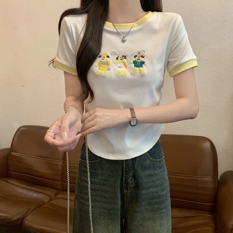 Aghr T Shirts Women's White-3