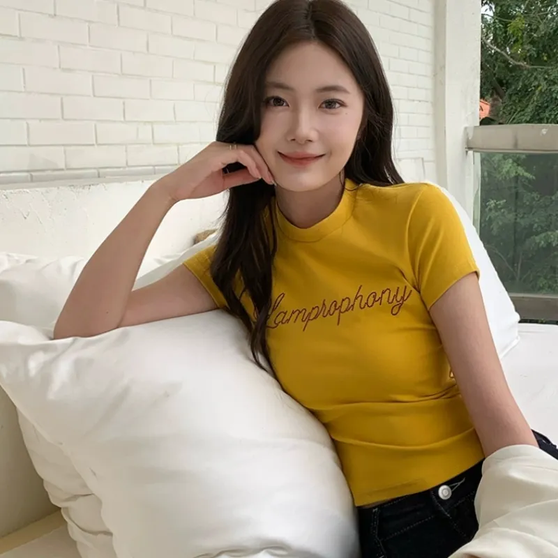 Aghr T Shirts Women's Yellow-5