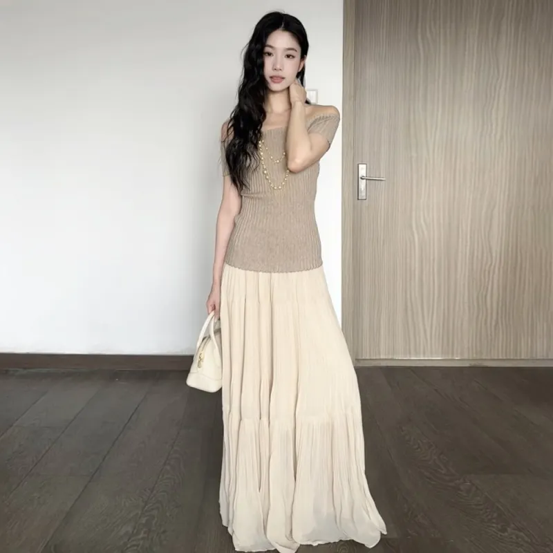 Aghr Two Piece Skirt Sets Women's-5