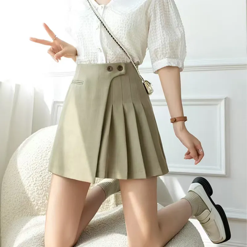 Aghr Casual Short Skirts Women's-14