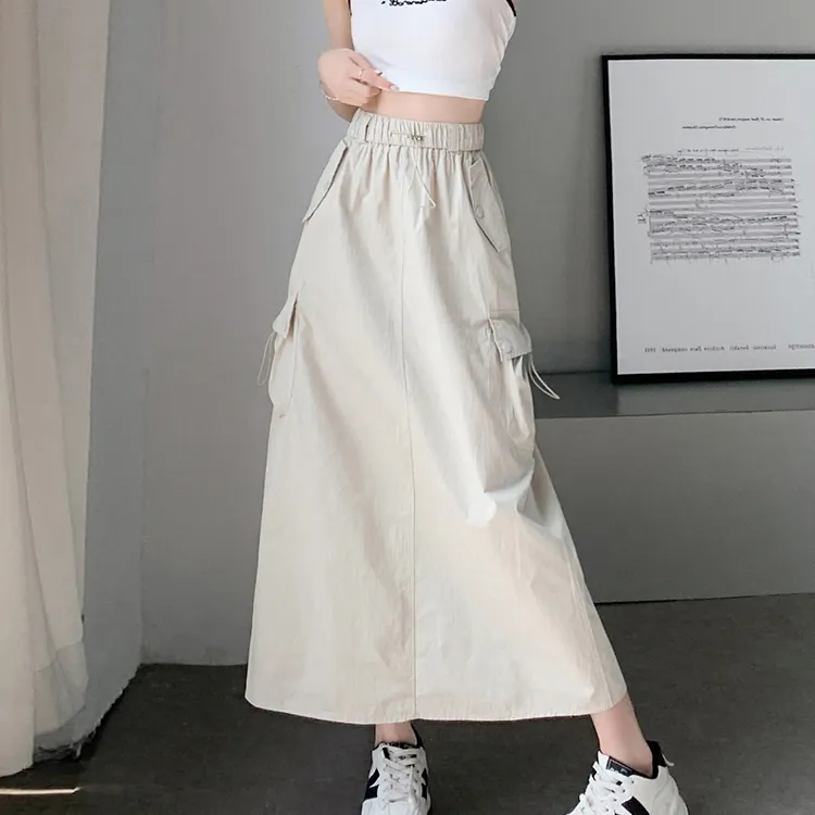 Aghr Casual Long Skirts Women's-6