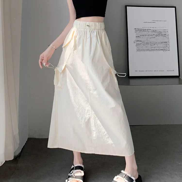 Aghr Casual Long Skirts Women's-14