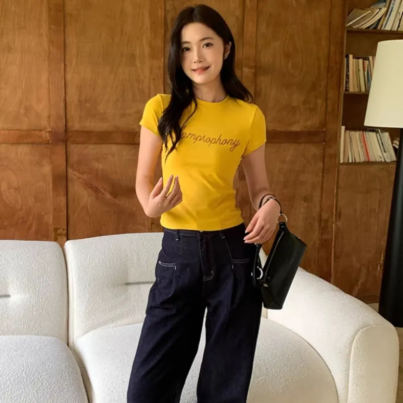 Aghr T Shirts Women's Yellow-3