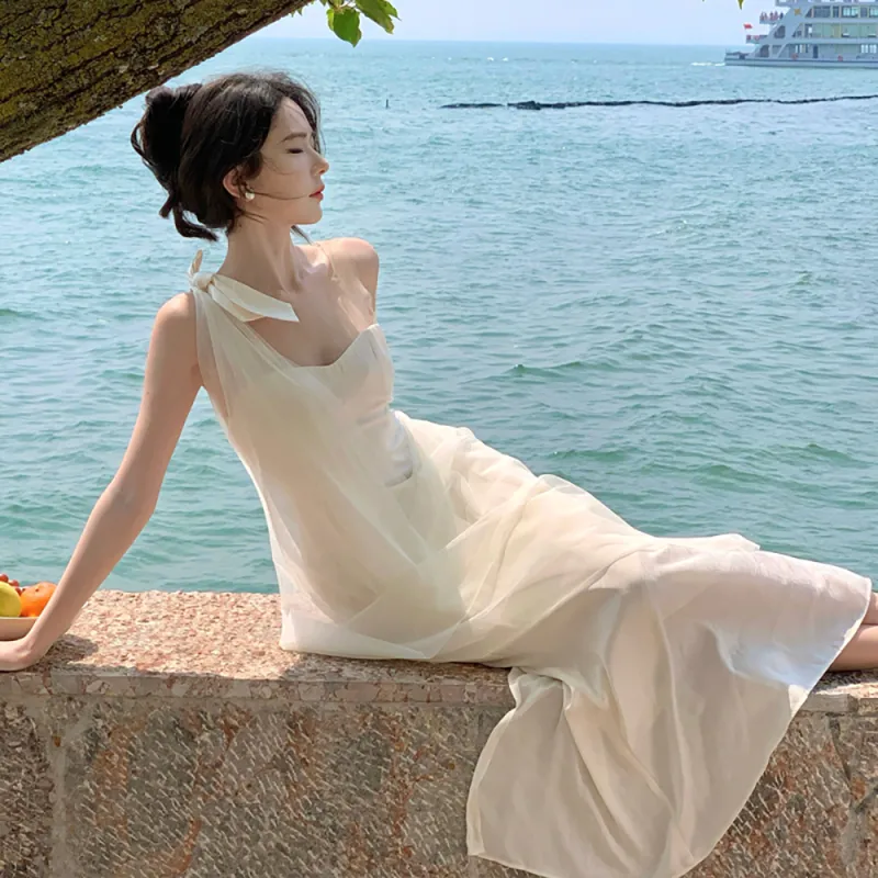 Aghr Sleeveless Dresses Women's-3