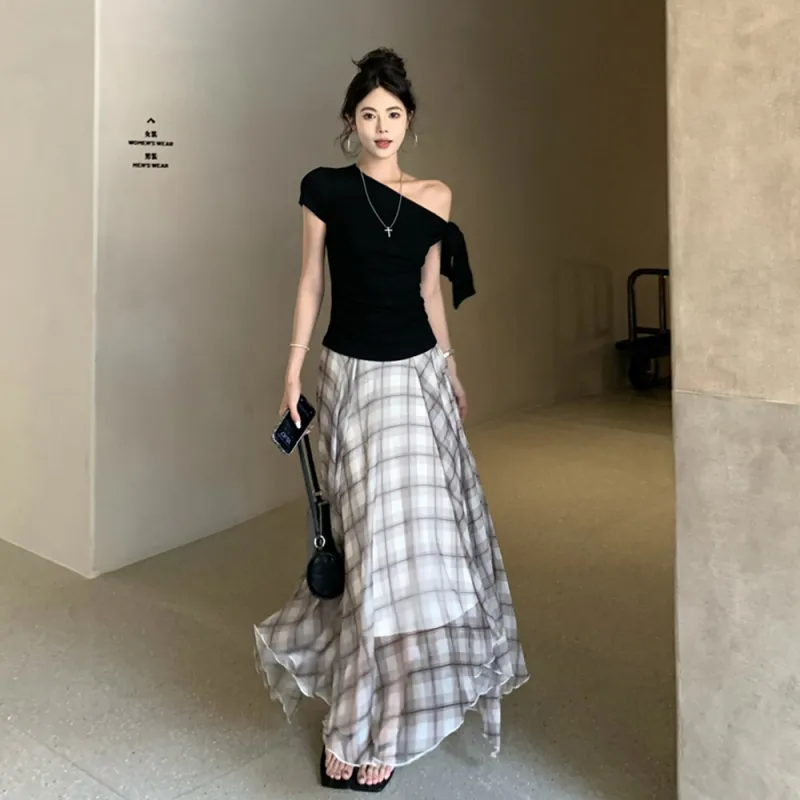 Aghr Two Piece Skirt Sets Women's-2
