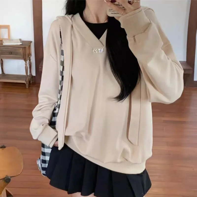 Aghr Sweatshirt Women's Milk Tea-1