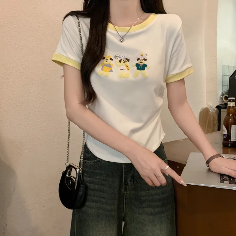 Aghr T Shirts Women's White-4