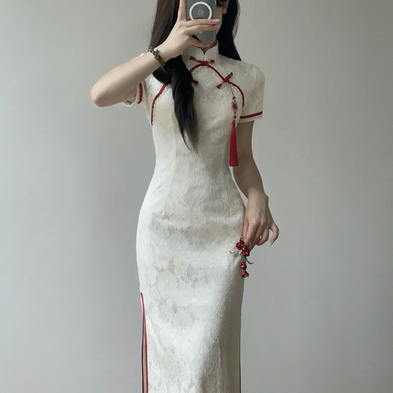 Aghr Short Sleeved Dress Women's White-6