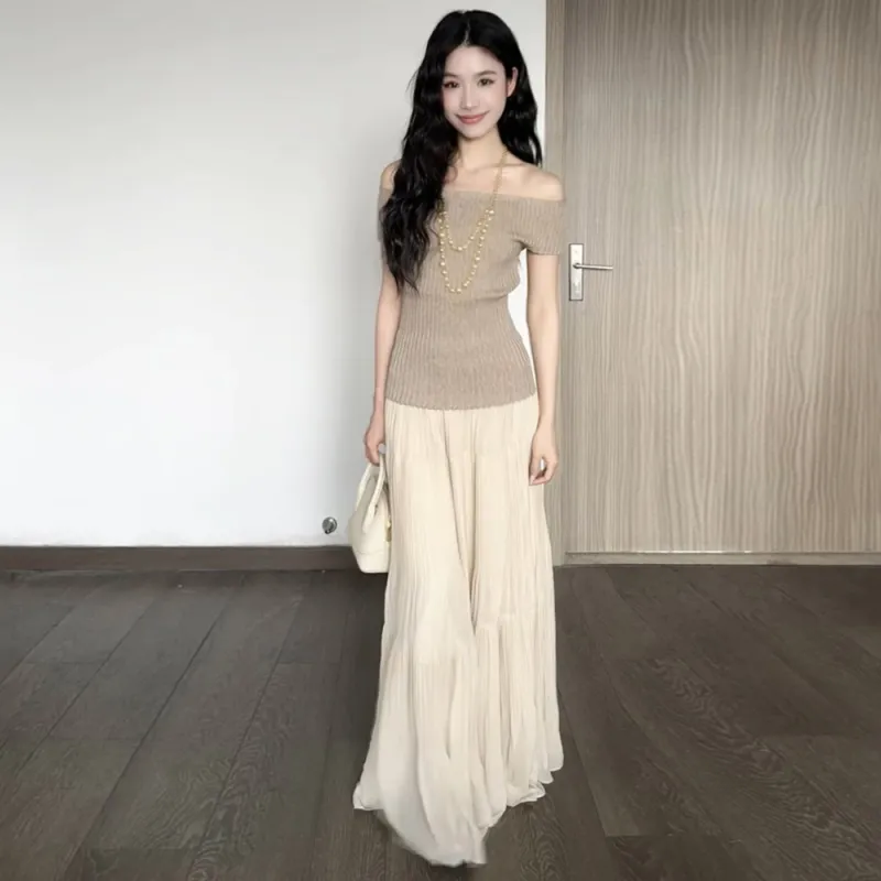 Aghr Two Piece Skirt Sets Women's-4