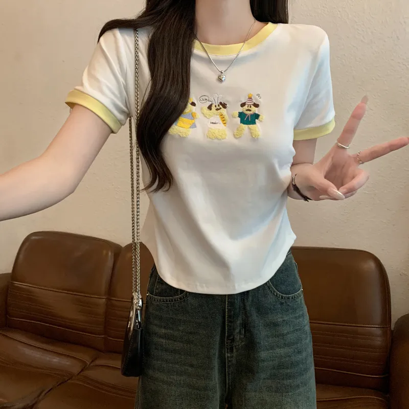 Aghr T Shirts Women's White-2