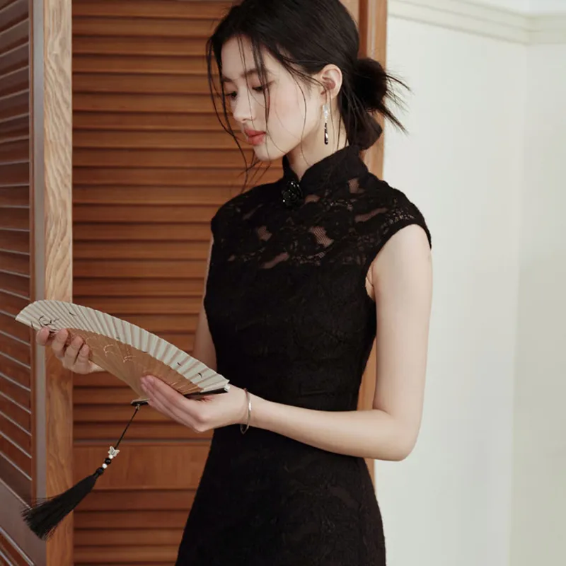 Aghr Sleeveless Dress Women's Black-3