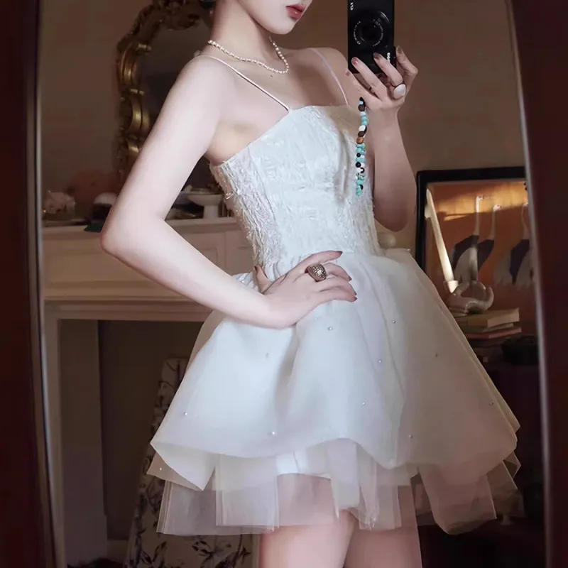 Aghr Slip Dress Women's Swan White-6