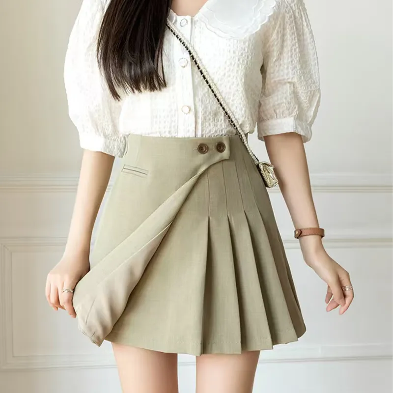 Aghr Casual Short Skirts Women's-15