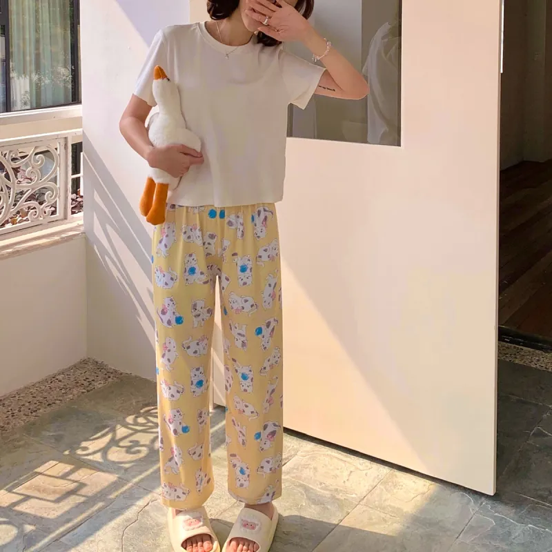 Yalu Women's Pajama Pants-8