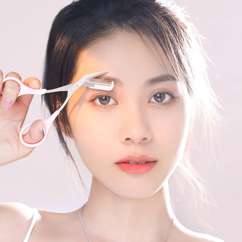 Goodgudi With Combs Eyebrow Razor-7