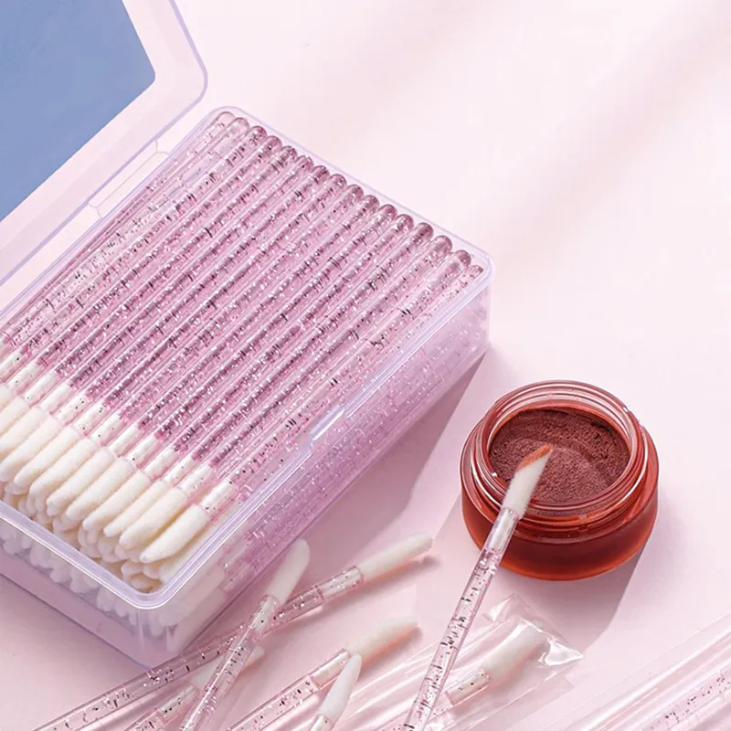 Goodgudi Disposable Lip Brush Sticks Make up Tools Blended-37