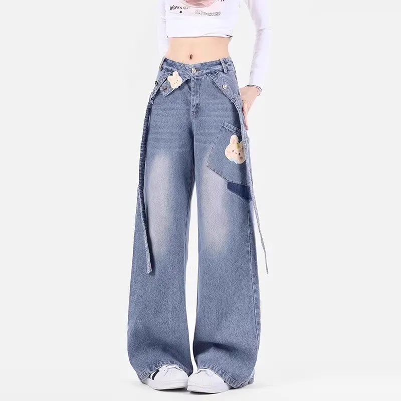 ZIRANSE SS24 Jeans Women's Blue-5