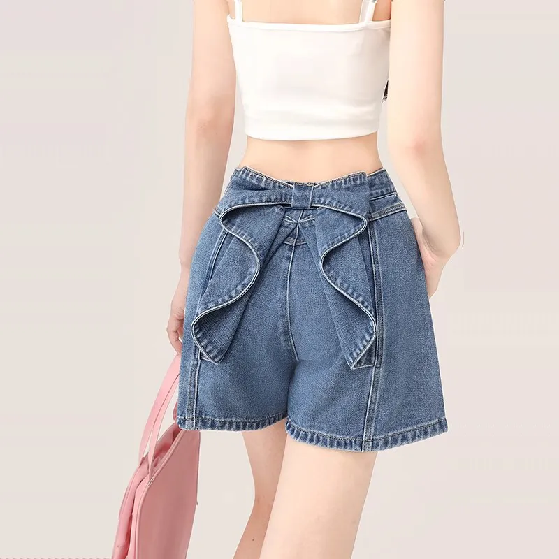 ZIRANSE Denim Shorts Women's Blue-2