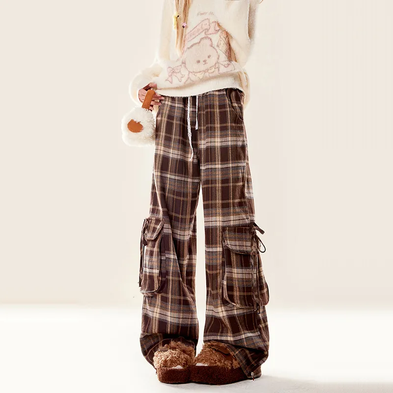 ZIRANSE Casual Pants Women's Coffee-4