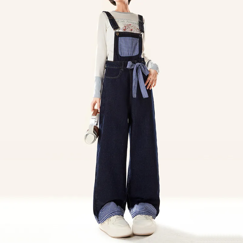 ZIRANSE Overalls Women's Blue-5