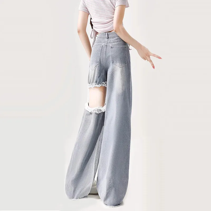 ZIRANSE Jeans Women's Blue-5