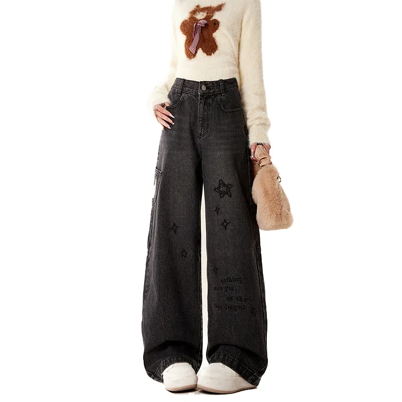 ZIRANSE Jeans Women's Black-1