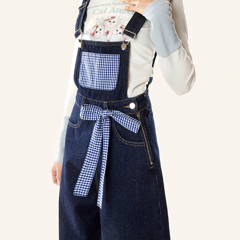 ZIRANSE Overalls Women's Blue-7
