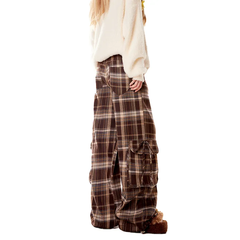 ZIRANSE Casual Pants Women's Coffee-3