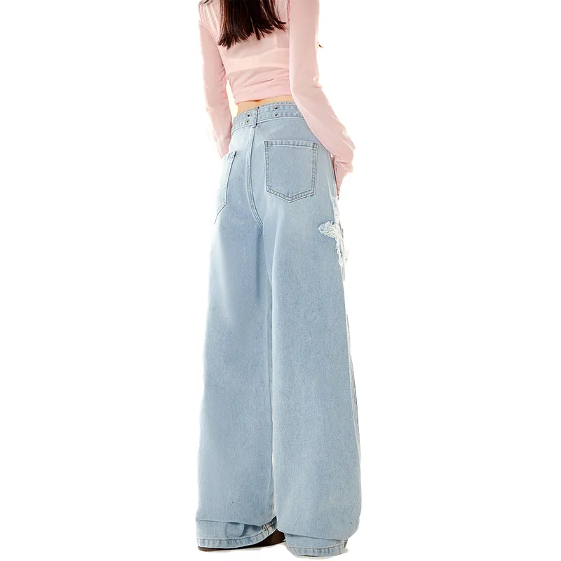 ZIRANSE Jeans Women's Blue-1