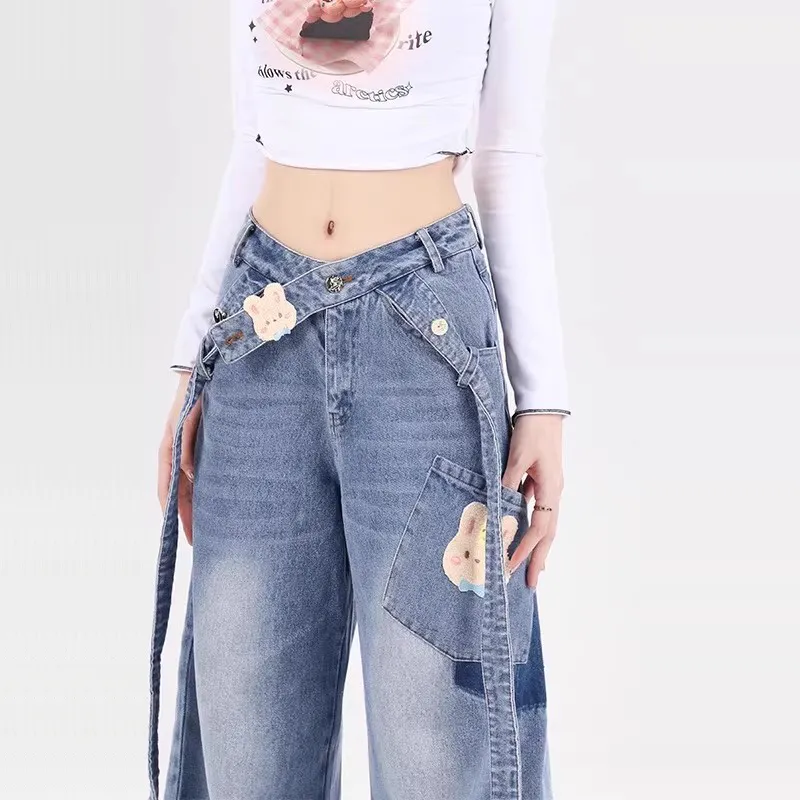 ZIRANSE SS24 Jeans Women's Blue-6