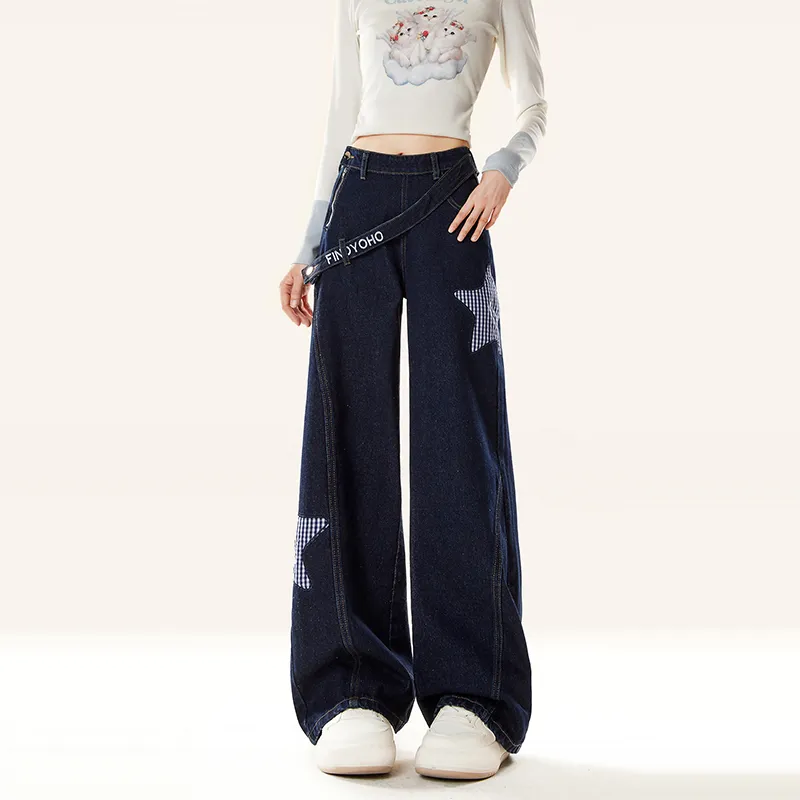 ZIRANSE Jeans Women's Blue-5