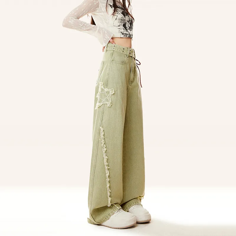 ZIRANSE Jeans Women's Green-7
