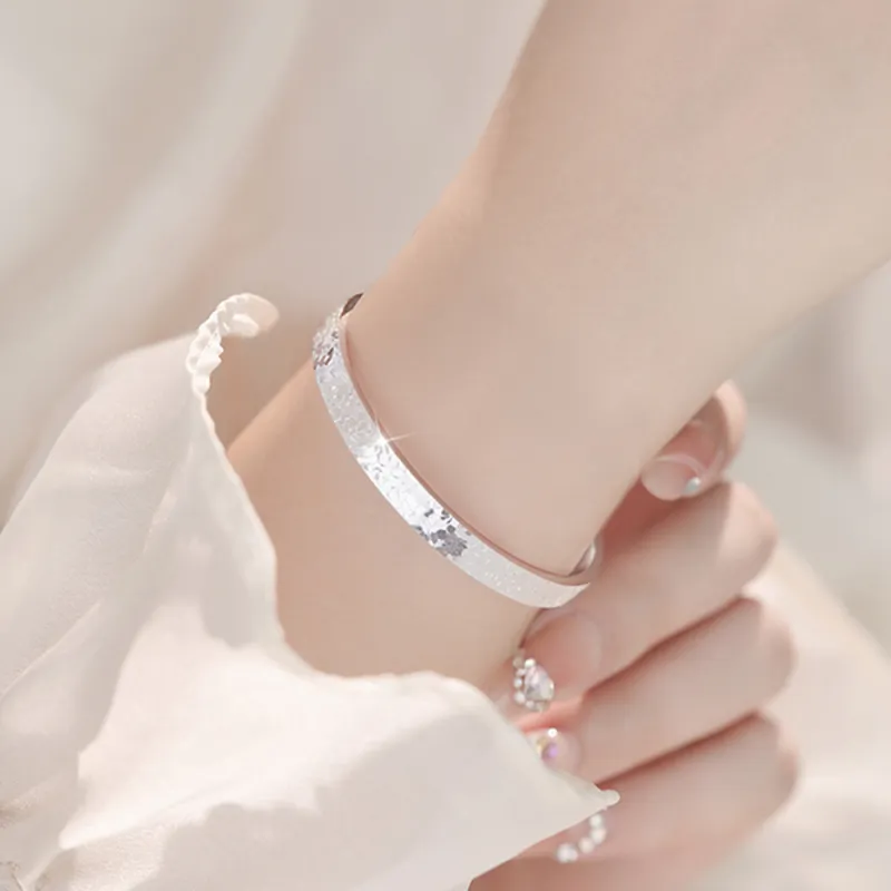 Bear Silversmith 999 Fine Silver Sterling Silver Bangle Women's-4